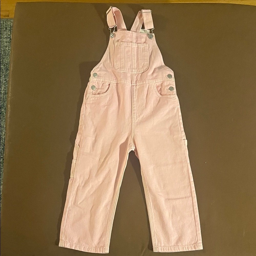 Zara Light Pink Kids Overalls